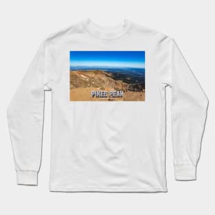 Pikes Peak Colorado Long Sleeve T-Shirt